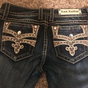 Immaculate condition rock revival jeans